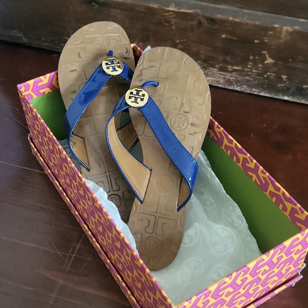 Tory Burch Thora Patent Calf sandals
